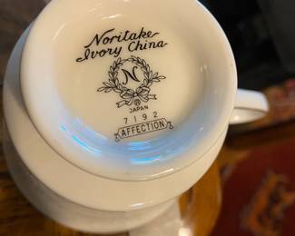 Another set of china - Noritake Ivory China # 7192 - Affection