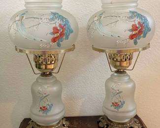 vintage hurricane lamps