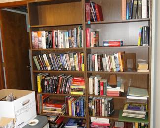 More book shelves, and lots more books too