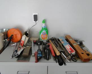 Tools, and more, and cleaners and pipe cleaners too. And no not the pipe cleaners that are used for craft projects.