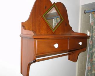 Very nice, two drawer storage/display cabinet