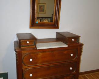 Antique dresser with mirror
