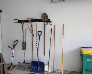 We have a very nice collection of yard and garden tools