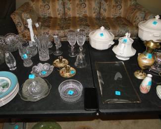 Crystal items and more