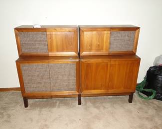 Mid Century Modern speaker sets