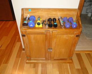 Sometimes in life a little weight must fall, and this cabinet is amazing for storage