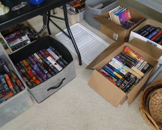 Boxes and Bins of books