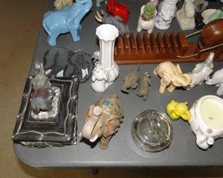 Many elephants
