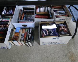 Books, great condition, Romance Novels and more.  Mostly hardcover