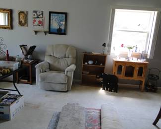 Looks like that comfy recliner is smiling at you!