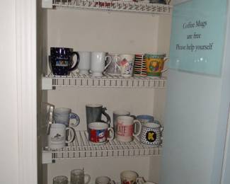 Yup coffee cups are free