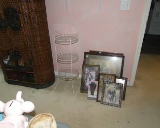 Picture frames and plant stands