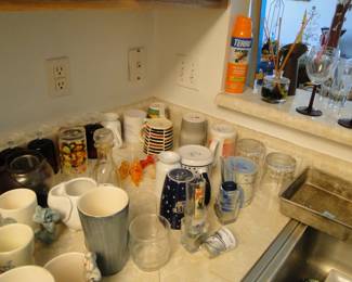 Steam ware and glass ware, and coffee mug ware