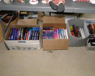 One more time, boxes of books and more