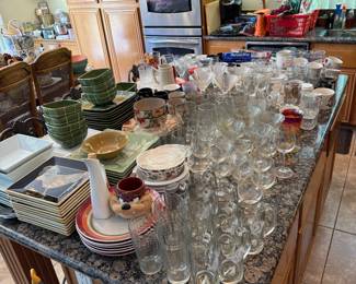 Glass Plates, Glass Cups, Glass Bowls