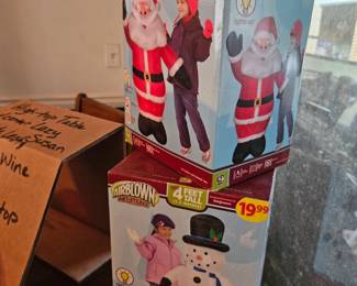 New inbox inflatable holiday decorations $10 each