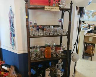 Small shot glasses $1, large shot glasses $2