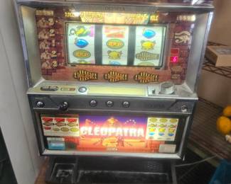 This slot machine works but I accidentally locked the key inside, a steal at only $250