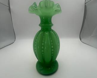 Green Fenton Glass!