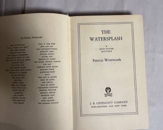 The Watersplash by Patricia Wentworth Vintage First Edition 1951.