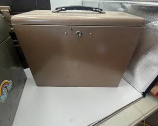 Collection of Metal File Boxes.