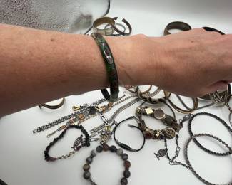 Huge lot of beautiful vintage bracelets