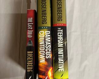 Lot of three books by Joel C. Rosenberg. The Last Jihad, Damascus Countdown, The Tehran Initiative.