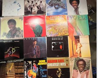 Vinyl record Album A diverse collection of vinyl records featuring iconic artists such as Marvin Gaye, Quincy Jones, Earl Klugh, and more. Includes albums from various genres and years, perfect for collectors and music enthusiasts.
See items descriptions and photos for condition details.