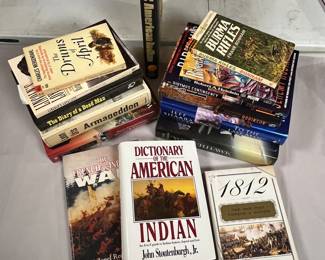 Historical Literature Collection, 1812, Dictionary of the American Indian. Both Fiction and Non-Fiction.