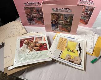 Crafting and sewing book collection, includes instructions, manuals and more!