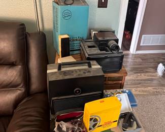 Huge lot of vintage camera and film items