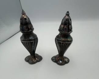 Silver plate Salt and Pepper