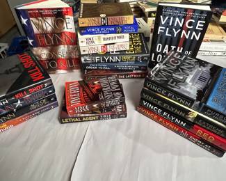 Huge lot of Vince Flynn Novels