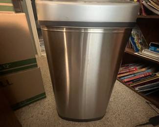 Stainless touchless steel trashcan