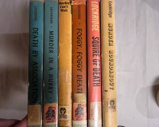 Vintage Mystery Book Lot, The Lockridge Collection.