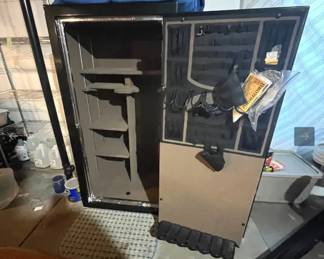 Large Gun Safe - Browning Mfg. Model: Yukon Gold Elite. Features include ample storage with interior shelving and a door organizer. Safe Measures 59" Tall x 29" Wide x 23" Deep. Great condition, see pictures for more details. Item is heavy and must be moved up from the basement level. If you need help, call Denny for an estimate on pick-up/delivery" Denny (720) 393-0204.