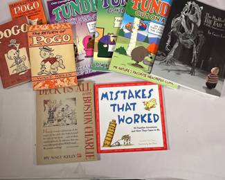 Tickle the funny bone! Comic book lot and other funny and ironic books.