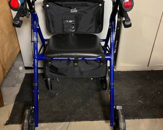 Walker with seat, excellent condition.
