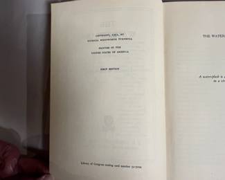 Vintage First Edition The Watersplash by Wentworth. Vintage First Edition.