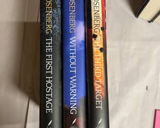 J.B. Collins Series by Joel Rosenberg. The First Hostage, Without Warning, The Third Target.