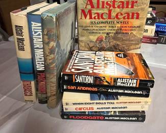 Alistair MacLean Book Lot Six Novels include First Edition.