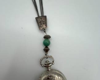 Super fun watch necklace.