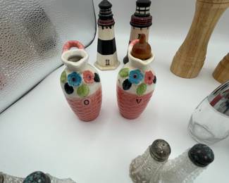 Vintage oil and vinegar dispensers