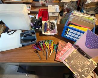 Huge lot of scrap booking supplies