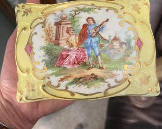 Beautiful Limoges trinket box
