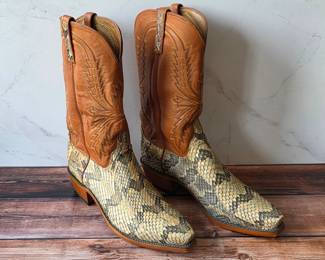 Exotic cowboy boots