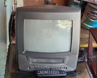 TV VCR combo with remote