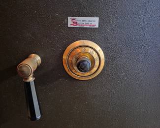 Vintage floor safe, Central Safe and Vault Company