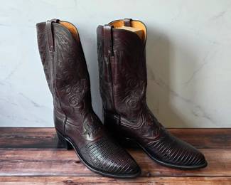 Exotic cowboy boots