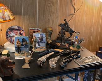 John Wayne collectibles and memorabilia